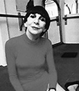 Lotte Berk Black and white photo of Lotte Berk